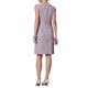 thumbnail image 3 of INSPIRE CHIC Vestido sin mangas de tweed para mujer Cuello barco Vestidos de oficina ajustados S Púrpura Rosa, 3 of 5