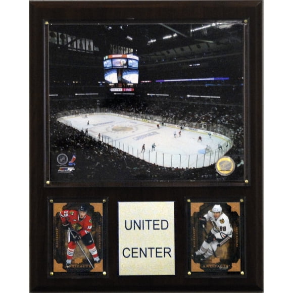 Placa C&I Collectables NHL United Center Arena con foto