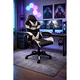 thumbnail image 5 of Silla Gamer Tokio Ergonómica Negra y Blanca Reclinable Con Cojines, 5 of 6