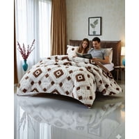 Myl Todo Hogar - Cubrecama King Chiporro Diseño Jacquard Térmico Suave