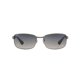 thumbnail image 1 of Gafas de sol Ray-Ban RB3478 rectangulares polarizadas en color plomizo/azul, 1 of 7