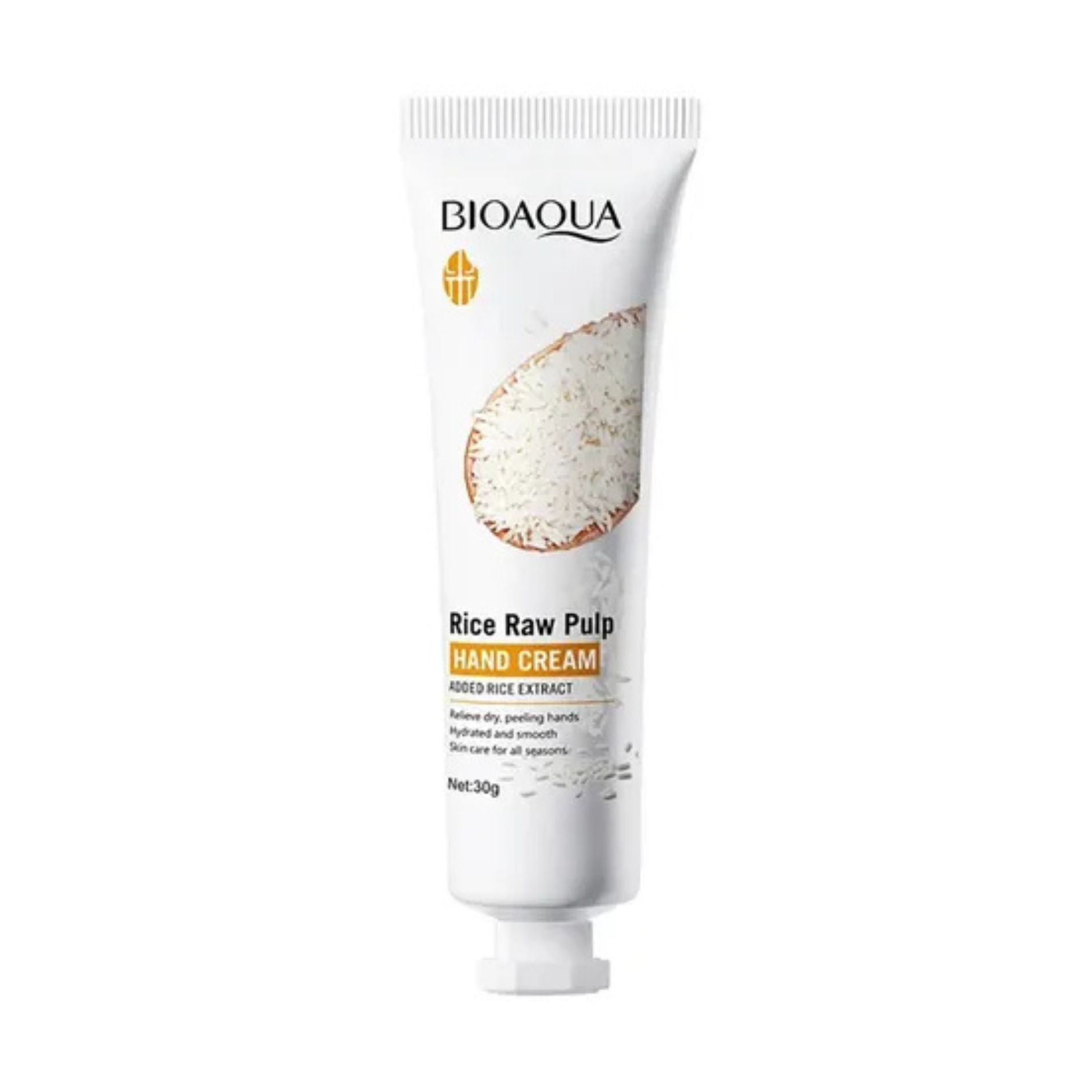 Crema De Arroz Bioaqua Manos Y Rostro Antiarrugas Hidratante