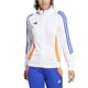 thumbnail image 2 of Chaqueta de entrenamiento adidas Tiro 24 para mujer, blanca/roja solar, talla X-Small, 2 of 9