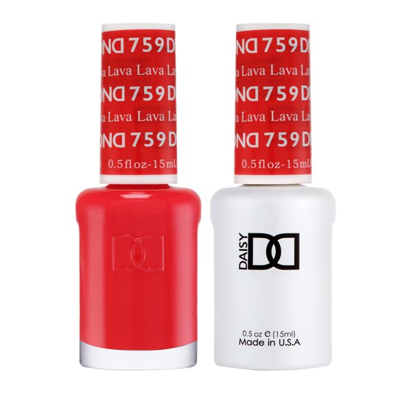 Set de esmaltes de uñas DND, esmalte en gel y esmalte de uñas 759 Lava