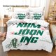 thumbnail image 1 of Nam-joon Kim Album Bedding Set Single Twin Full Queen King Size Bed Set Aldult Kid Bedroom Duvetcover Sets bed sheet set Bed Sheets, 1 of 5