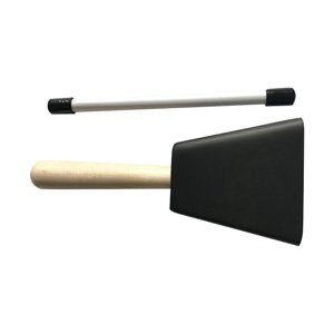 Magideal - Instrumento De Percusión De Cencerro, Accesorio De Mango De Madera, Campana De Animación, Instrumento De Música, Regalos, Campana De Mano, Cencerro Re