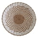thumbnail image 5 of Decoración de cesta tejida, exhibición simple rústica redonda colgante al aire libre para el hogar de la habitación de invitados del pasillo , Blanco 30cm, 5 of 5