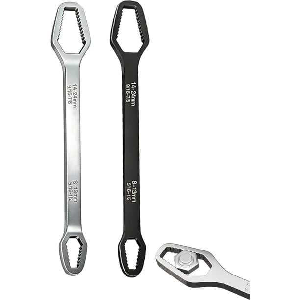 Llave autoajustable doble cabeza 2 pack reparación hogar coche