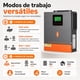 thumbnail image 3 of Inversor Solar Híbrido PowMr 1500W 24V | Onda Senoidal Pura, 3 of 10
