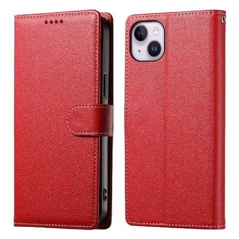 Foxdock - Funda Para Iphone 14 Plus – Cuero Premium, 3 Ranuras Para Tarjetas, Protección Contra Impactos