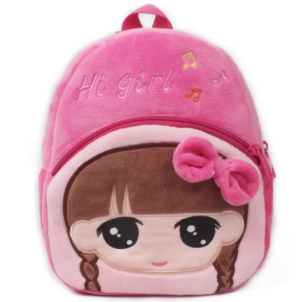 Baby Girls Backpack Kids Cute Plush Backpacks Baby School Bags 3D Cartoon Animal Book Bag for Boy Girl Mini Toddler Bag 0-4Y