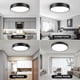 thumbnail image 5 of Foco Plafon Panel Led Redondo Sobrepuesto Itd Deco 22w 6000k negro, 5 of 8