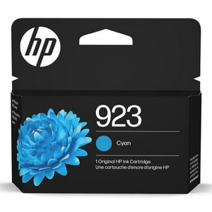 Cartucho De Tinta Original Hp 923 Cian | Compatible Con Officejet Serie 8120 Y Officejet Pro Serie 8130 | Compatible Con Instant Ink | 4K0T0Ln