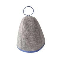 Magideal - Sombrero De Fieltro, Artesanía Fina, Sombrero De Fieltro Para Baño, Lavable A Mano, Transpirable, Versátil, Para Sauna, Protección Para La Cabeza Para Gris Y Azul