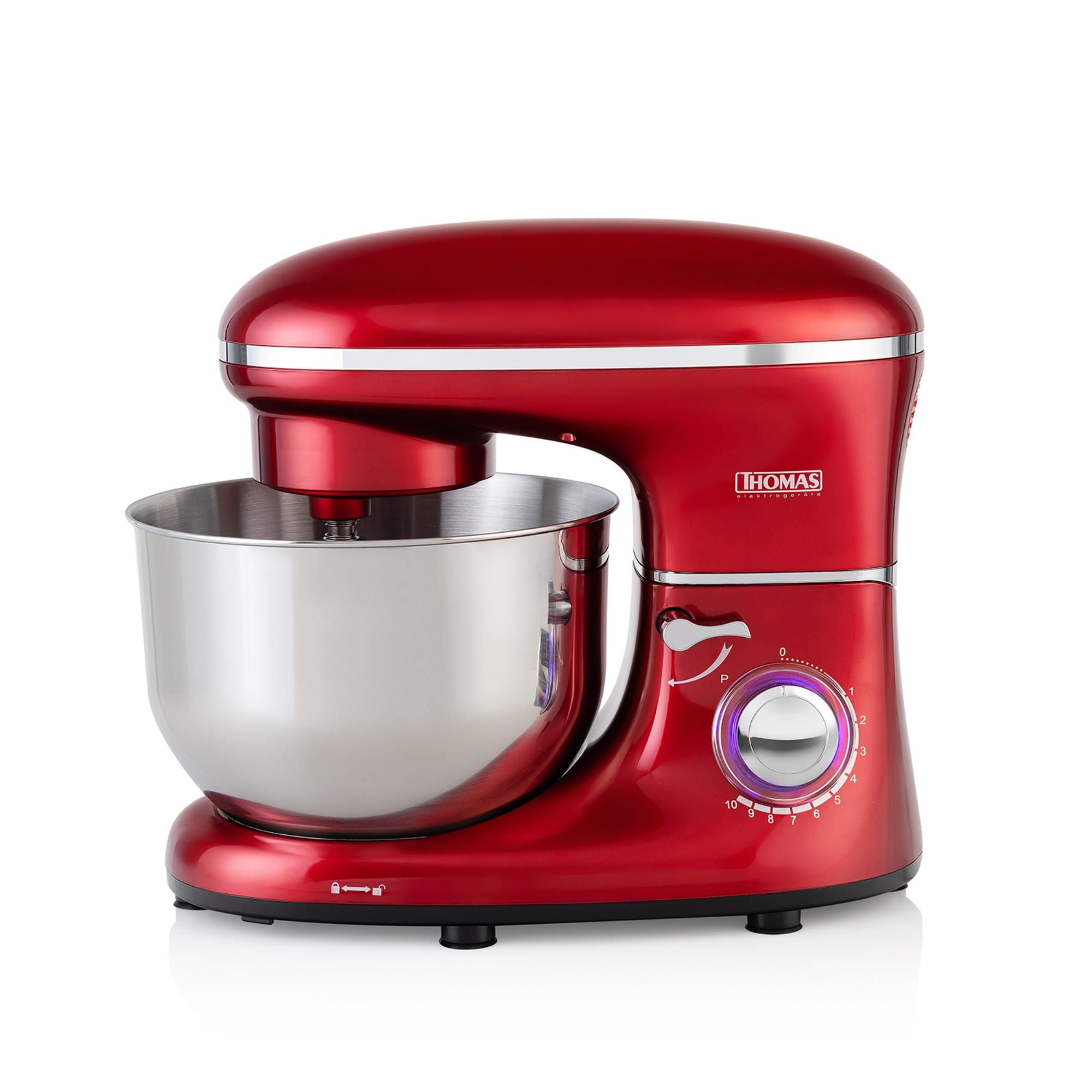 Thomas - Batidora Pedestal Planetaria Th-910Pr 4.5 Litros 1300W Rojo