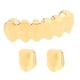 thumbnail image 1 of Halloween 18k Golden 2pcs Juego De Parrilla Superior Individual Y 6 Dientes Inferior Gold, 1 of 3