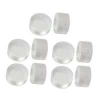 Ioensy - 10 Piezas De Repuesto Para Punta De Taco De Salto Y Rotura Transparentes Para Juegos De Interior Y Deportes.