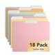 thumbnail image 1 of Carpetas de archivo Mr. Pen pack de 18, colores pastel, pestaña de corte 1/3, 1 of 8
