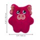 thumbnail image 5 of Juguete para perro KONG Snuzzles Kiddos Mini: Rana verde y cerdo rosa, 5 of 5