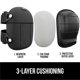 thumbnail image 4 of Rodilleras GORILLA GRIP® Comodidad Todo el Día para Trabajo Hombre Negro, 4 of 9
