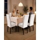 thumbnail image 4 of Juego De 6 Fundas Para Sillas De Comedor Ajustables Texturizadas, 4 of 6