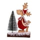 thumbnail image 2 of Decoraciones De Mesa Navideñas, Bandeja Escalonada Navideña, Decoración Para Estante De Cocina, Tela Roja, 2 of 3