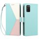 thumbnail image 3 of Cartera para Samsung Galaxy A02s en PU Tricolor, Funda con Solapa, Verde, 3 of 6