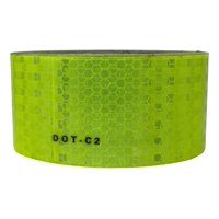 Genérica - 45 Mts Cinta Retrorreflectiva Reflectante Dot-C2 Verde