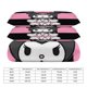thumbnail image 4 of Kuromi Duvet Cover Set 3 Piece Bedding Set Double Sided Printing Decorative Comforter Cover Set, 4 of 5