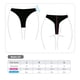 thumbnail image 4 of Bikini tanga drapeada tiro alto negro Talla XL, 4 of 4