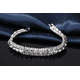 thumbnail image 1 of Pulsera plata 925 mujer elegante circón, 1 of 3