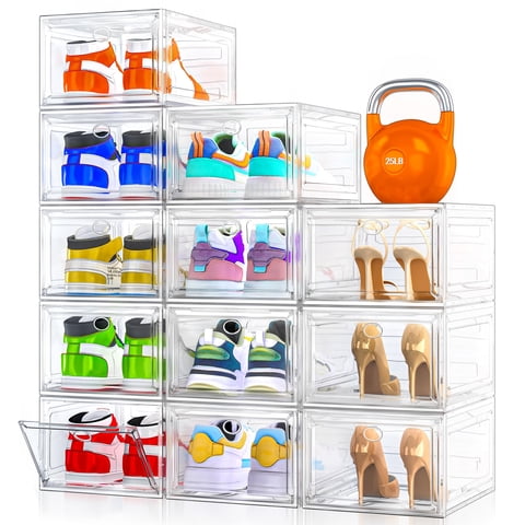 Organizador De Zapatos Transparente Apilable 12 Pares 7 Code