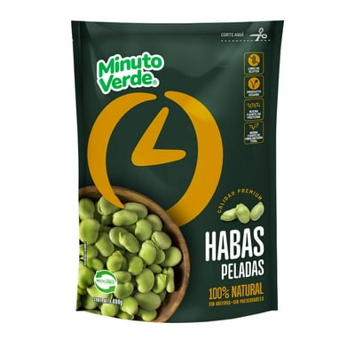 Habas Peladas Congeladas 400 G Minuto Verde