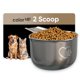 thumbnail image 1 of Cuchara medidora para alimentos de mascotas Color Up 480 ml acero inoxidable, 1 of 9