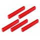 thumbnail image 3 of Destornillador De 5 Piezas Con Soporte De Broca Para Plástico De 6 ángulos, 12 Orificios, Rojo, 3 of 5