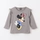 thumbnail image 1 of Polera Manga Larga Niña Vuelos Minnie Mouse Gris Disney, 1 of 3