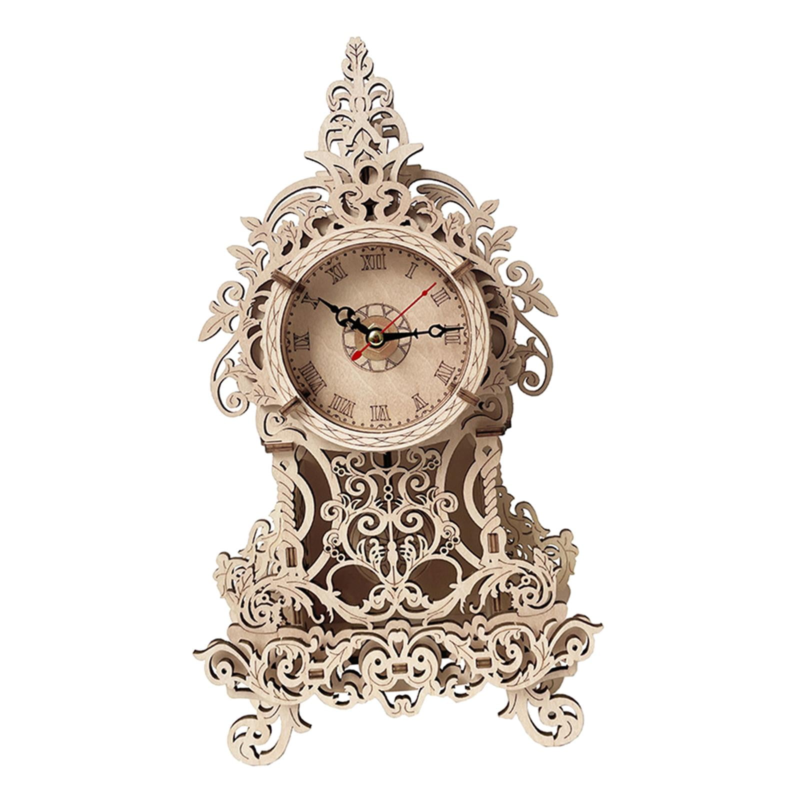 Bothyi - Reloj 3d Rompecabezas De Madera Reloj Mecánico Para Adolescentes Adultos Decoración De La Habitación Vacaciones