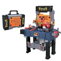 Genérico - Set Juego Banco De Herramientas 2 En 1, 65 Piezas Mesa Azul