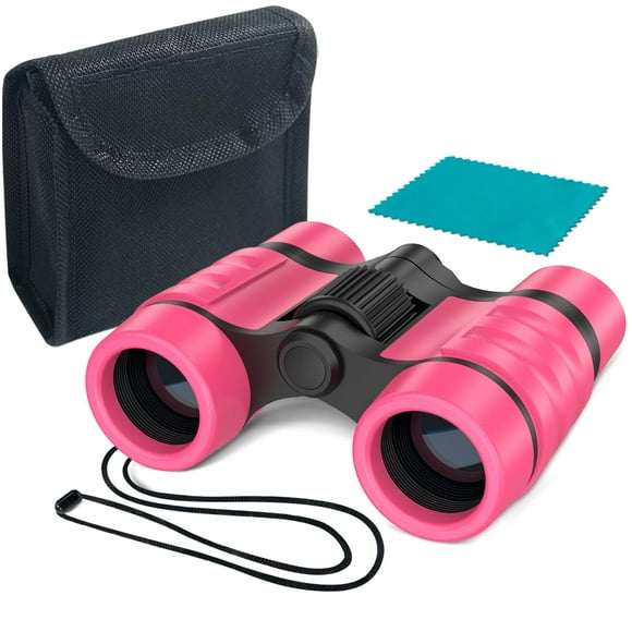 Binoculares ESSENSON para niños, aumento de 4 x 30 mm, de 3 a 12 años