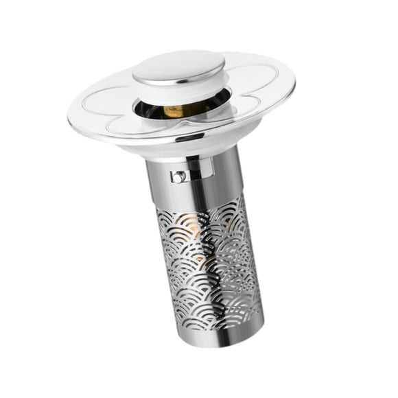 Filón De Desagüe De Desagüe Del Fregadero Filón De Desagüe Del Fregadero Para Baño Para El Baño Al Aire Libre Tope De Lavabo De Baño Push Bathom Baño Desengura Del Tope Del Tope Del Lavado Overflow