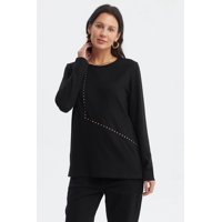 Fashionspark - Polera Mujer Slim Negro - Lll