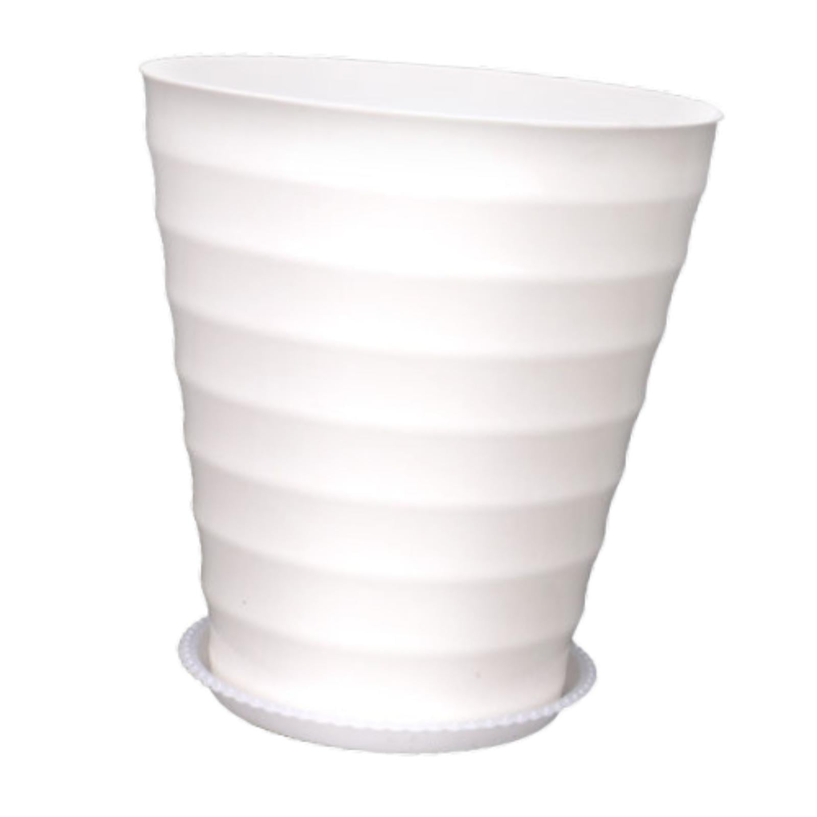 Magideal - Planta De Ornamería De Planta De Macetas, Maceta, Maceta, Contenedor Moderno, Planta Para El Patio De Dormitorio, Oficina De Interior, Jardín Al Aire Blanco