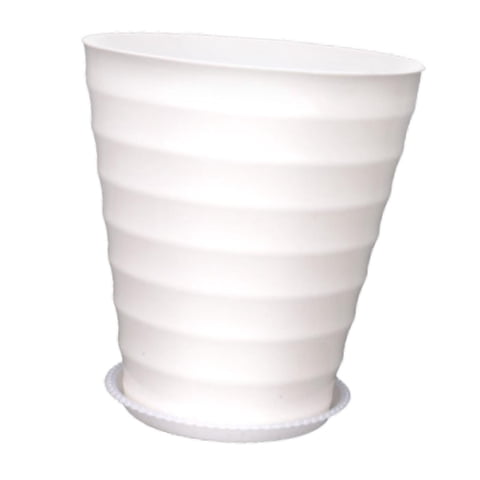 Magideal - Planta De Ornamería De Planta De Macetas, Maceta, Maceta, Contenedor Moderno, Planta Para El Patio De Dormitorio, Oficina De Interior, Jardín Al Aire Blanco