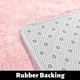 thumbnail image 3 of Alfombra Amdrebio Pink Fluffy Circle 120 cm x 120 cm para niñas, 3 of 6