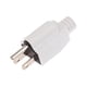 thumbnail image 3 of Adaptador Convertidor De Enchufe Estadounidense De 3 Pines Para EE. UU., Alimentación Extraíble, Teléfono Doméstico, Color Blanco, 3 of 3