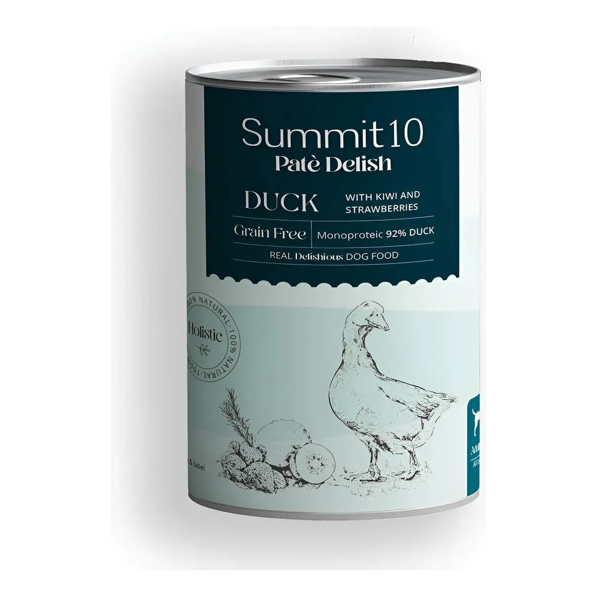 Alimento Summit 10 para Perro de Pato con Kiwi y Fresa 400gr