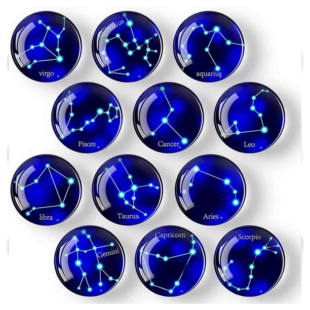 12 imanes de vidrio para refrigerador, pegatinas bonitas, imanes resistentes para refrigerador, imanes pequeños para pizarra blanca y aula.