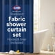thumbnail image 1 of Juego de Cortina de Ducha Clorox 178x183 cm Impermeable, 1 of 8