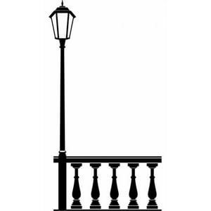 Rienda Libre Graphics - Decomural Lamp Post Kitchen Ws-18884