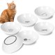 thumbnail image 1 of Juego de 6 tazones de cerámica de 14 cm para comida de gato KittyDine, 1 of 7